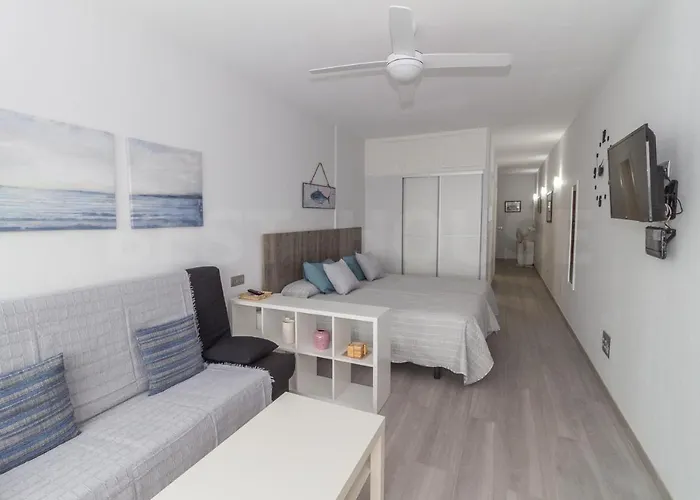 アパート Moderno Estudio Con Terraza En Canteras *